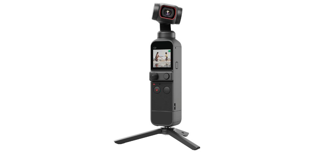DJI Pocket 2 có đường viền đỏ bao quanh camera