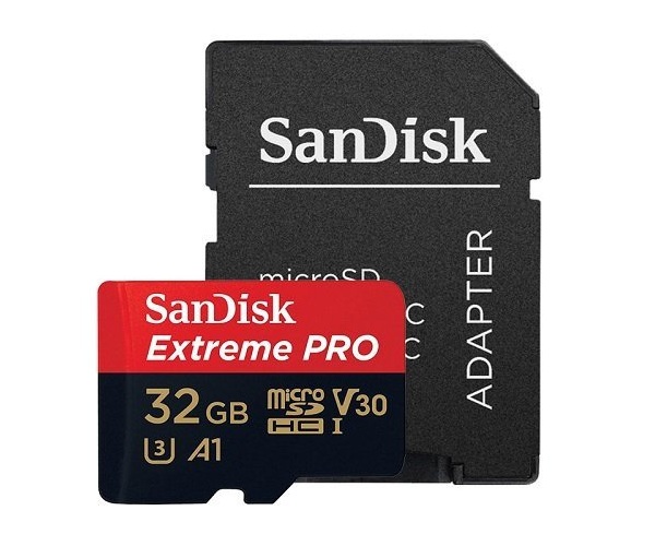 MicroSDHC Sandisk Extreme Pro 32GB 100MB/s có tốc độ đọc và ghi nhanh
