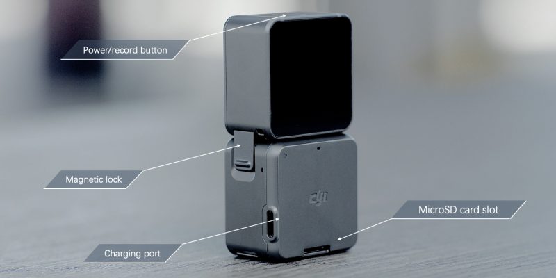 Unbox camera action DJI Action 2 và module màn hình cảm ứng
