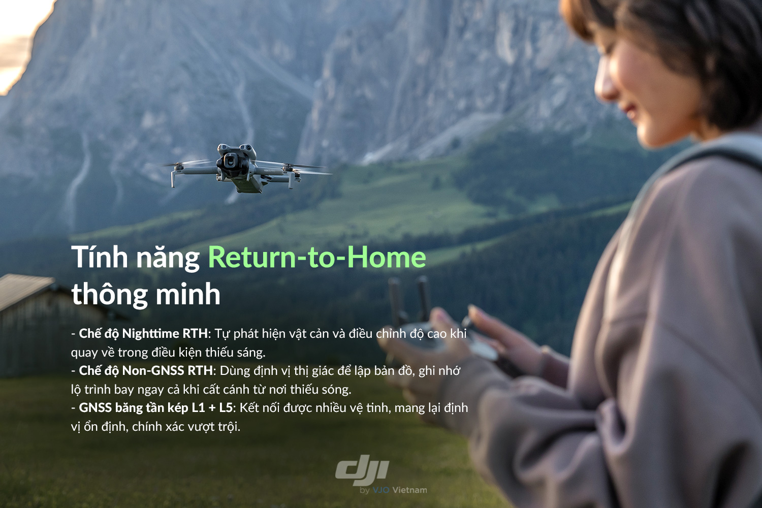 DJI Mini 5 Pro có RTH thông minh