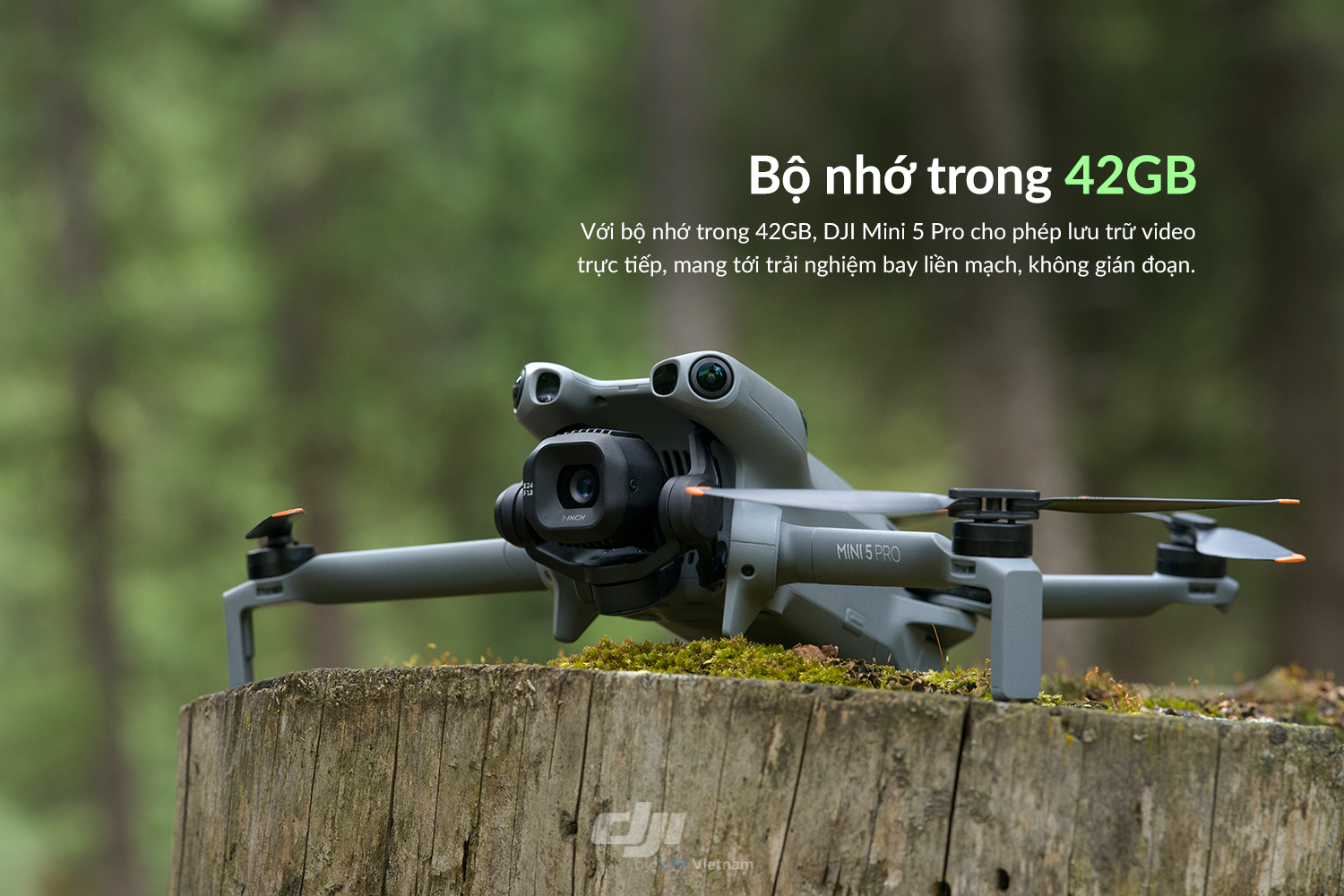 DJI Mini 5 Pro thiết kế nhỏ gọn, nhưng sức mạnh lớn